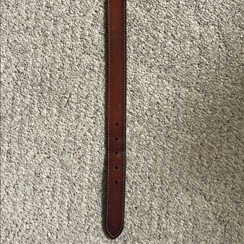 Hilfiger Brown Leather Men's Belt - Picture 9 of 11